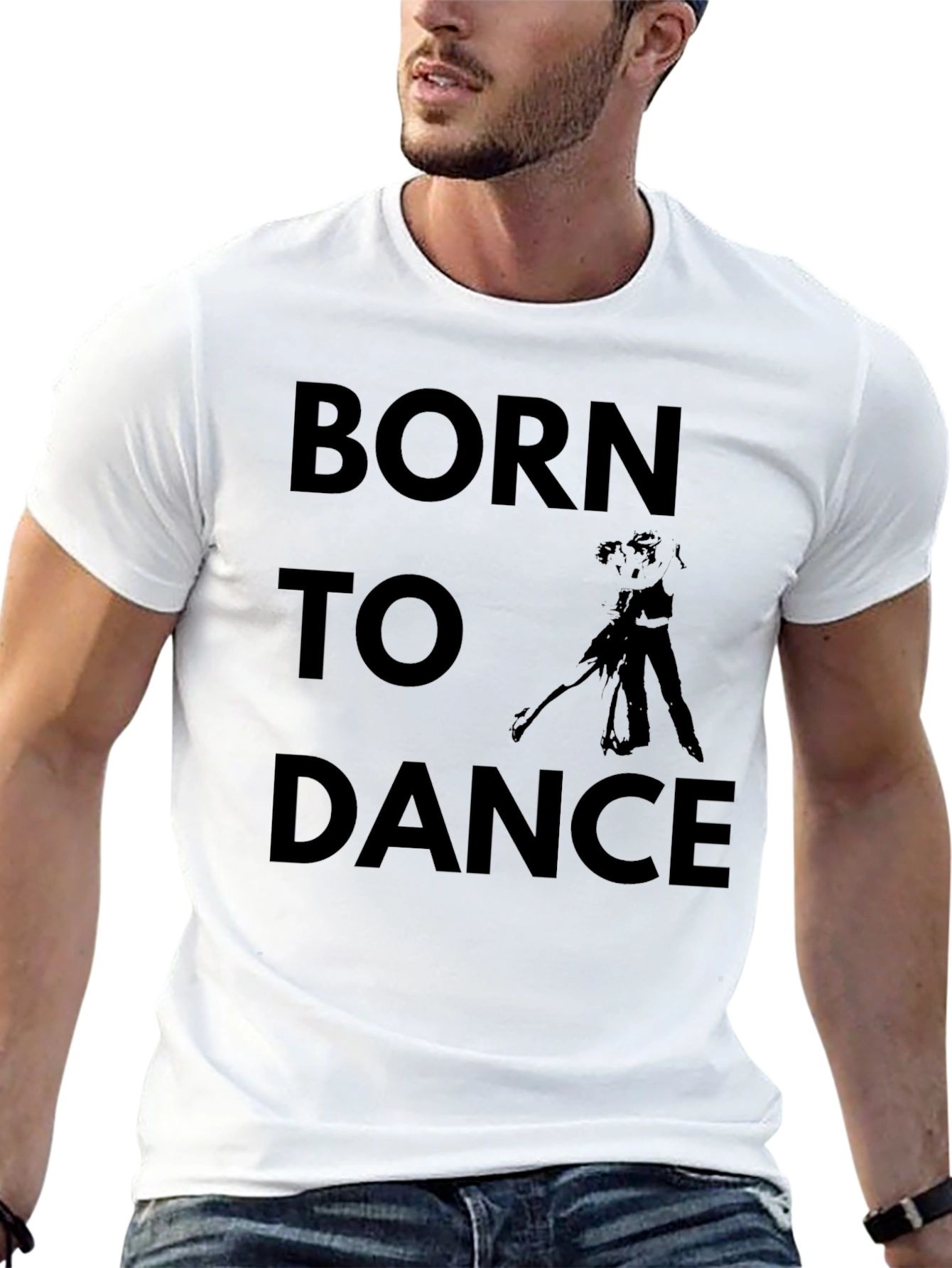 Born To Dance T-Shirt - Black Graphic Tee