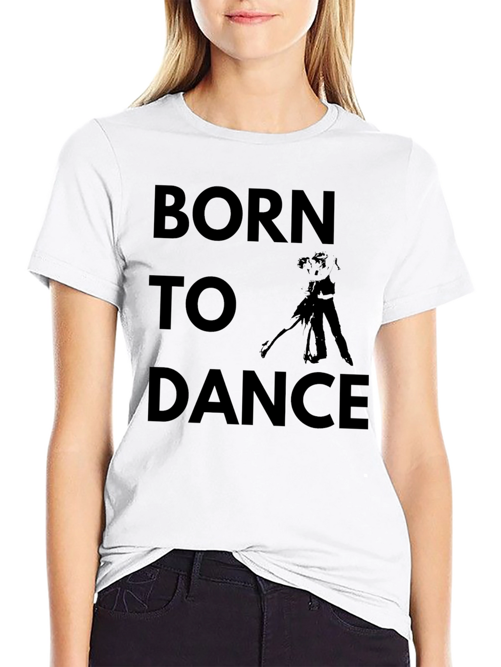 Born To Dance T-Shirt - Black Graphic Tee