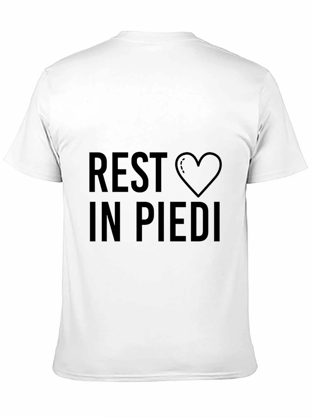 Rest in Piedi Heart Graphic T-Shirt