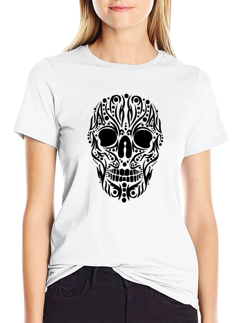 Black Skull Graphic T-Shirt - Stylish Menswear