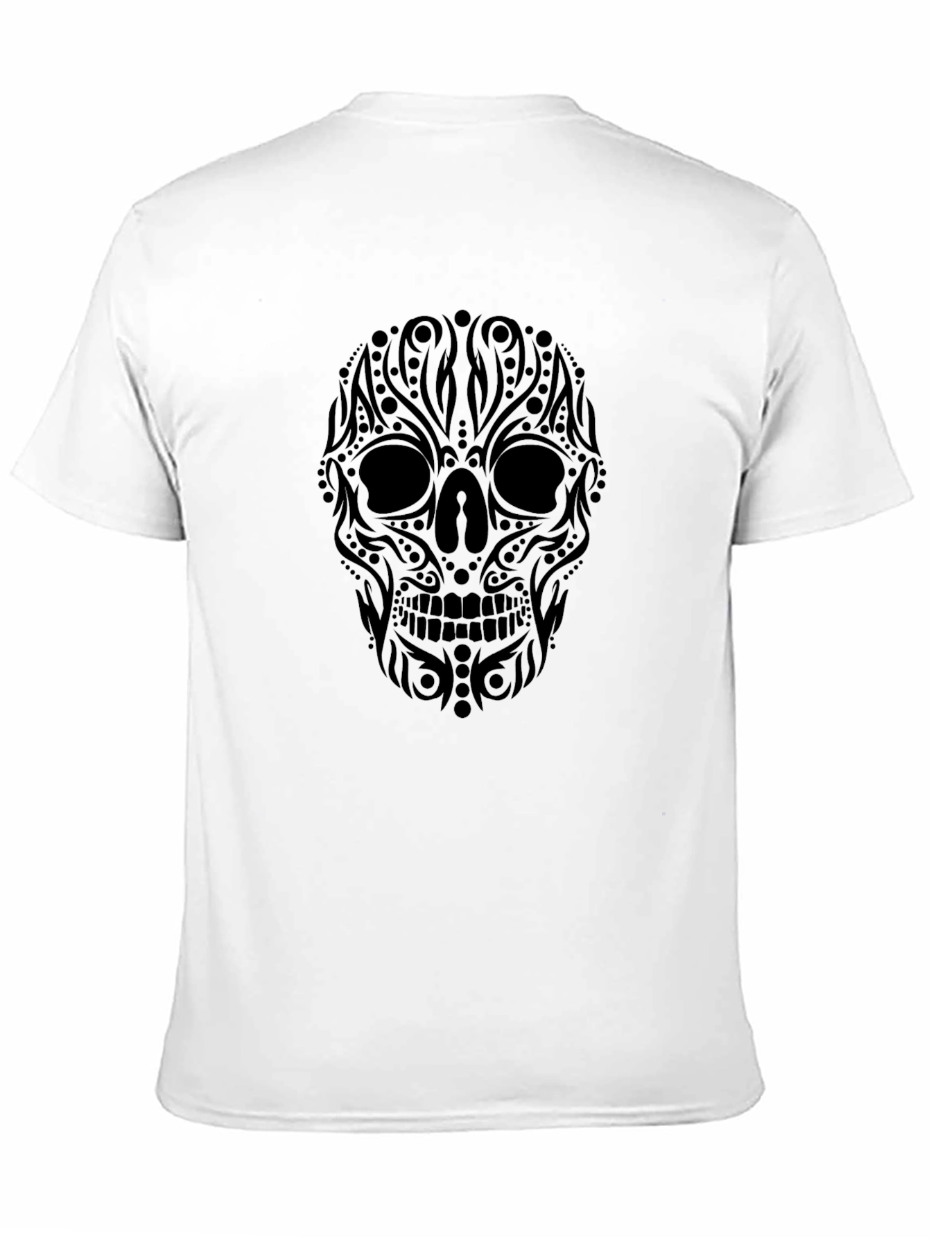 Black Skull Graphic T-Shirt - Stylish Menswear