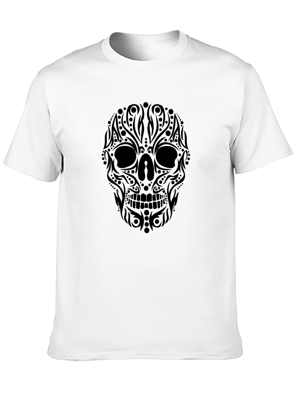 Black Skull Graphic T-Shirt - Stylish Menswear