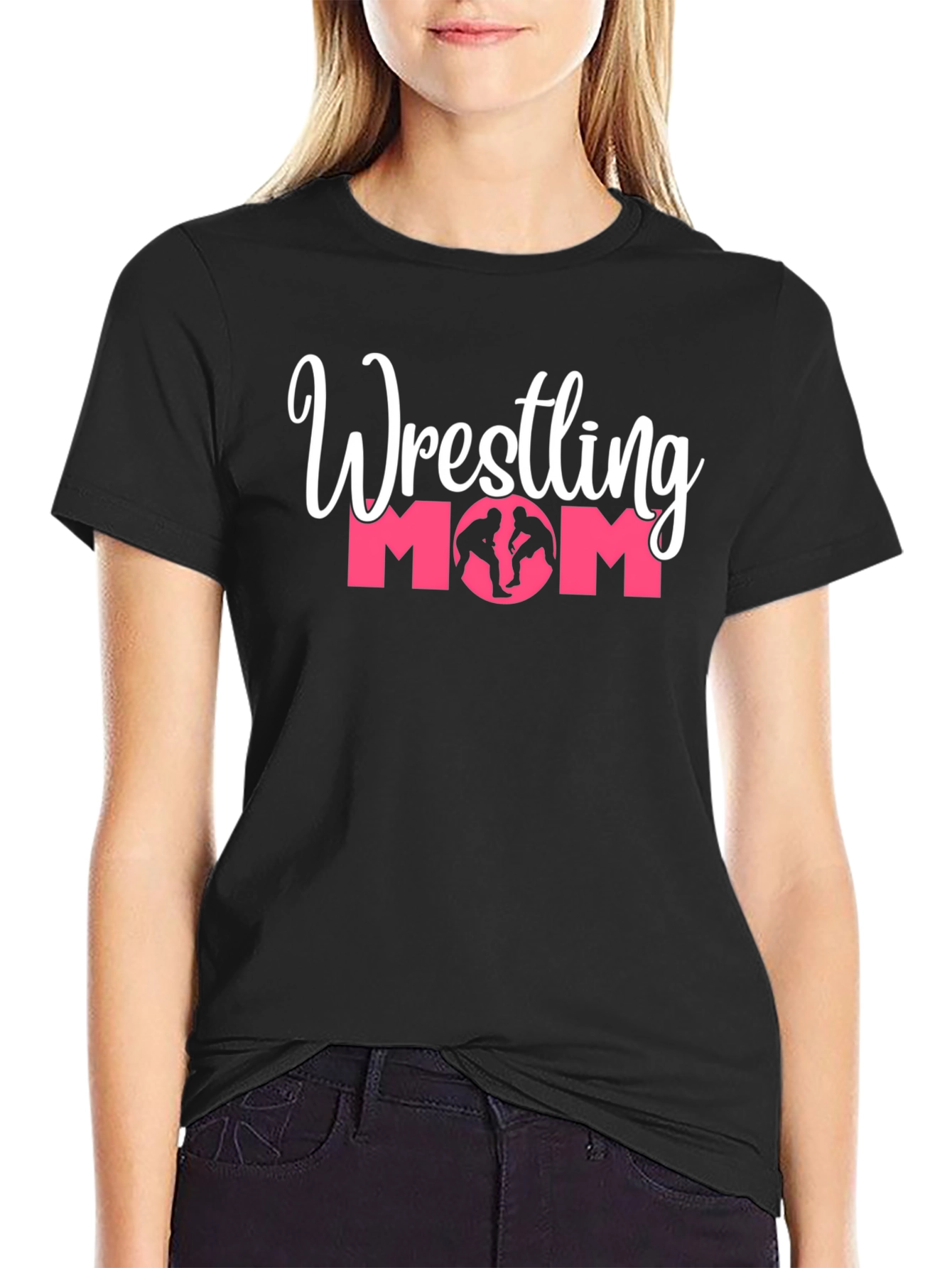 Wrestling Mom Graphic T-Shirt