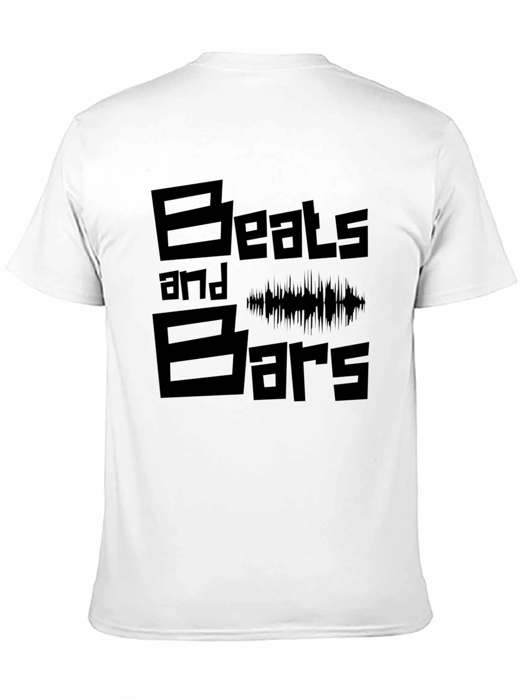 Beats and Bars Black Graphic Tee
