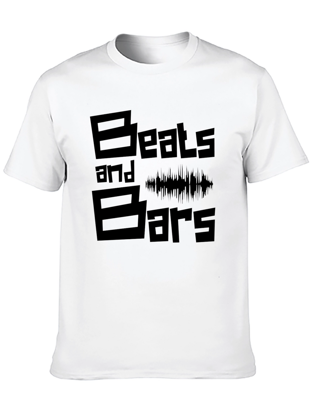 Beats and Bars Black Graphic Tee