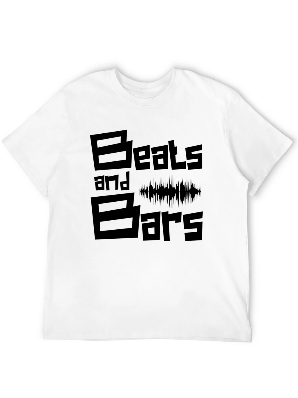Beats and Bars Black Graphic Tee