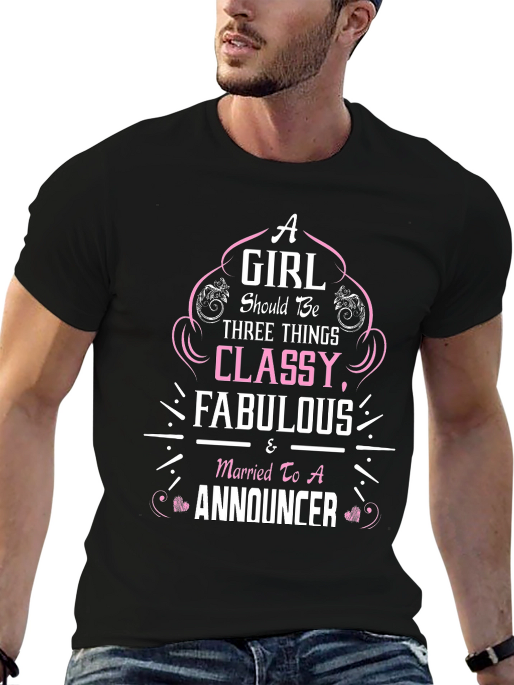 Classy Fabulous Announcer T-Shirt