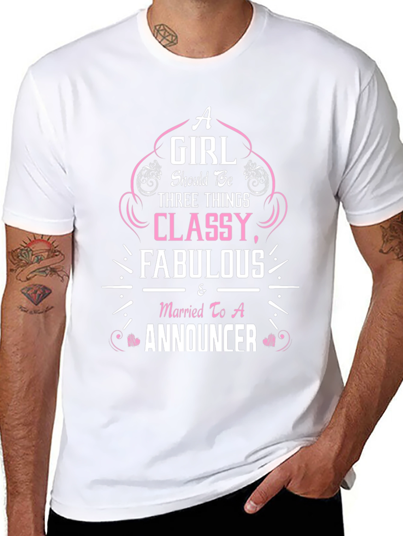 Classy Fabulous Announcer T-Shirt
