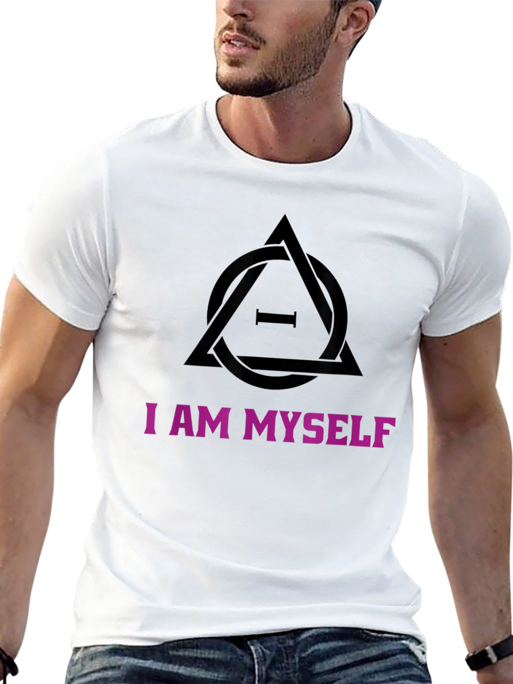I Am Myself Graphic Tee - Stylish & Unique