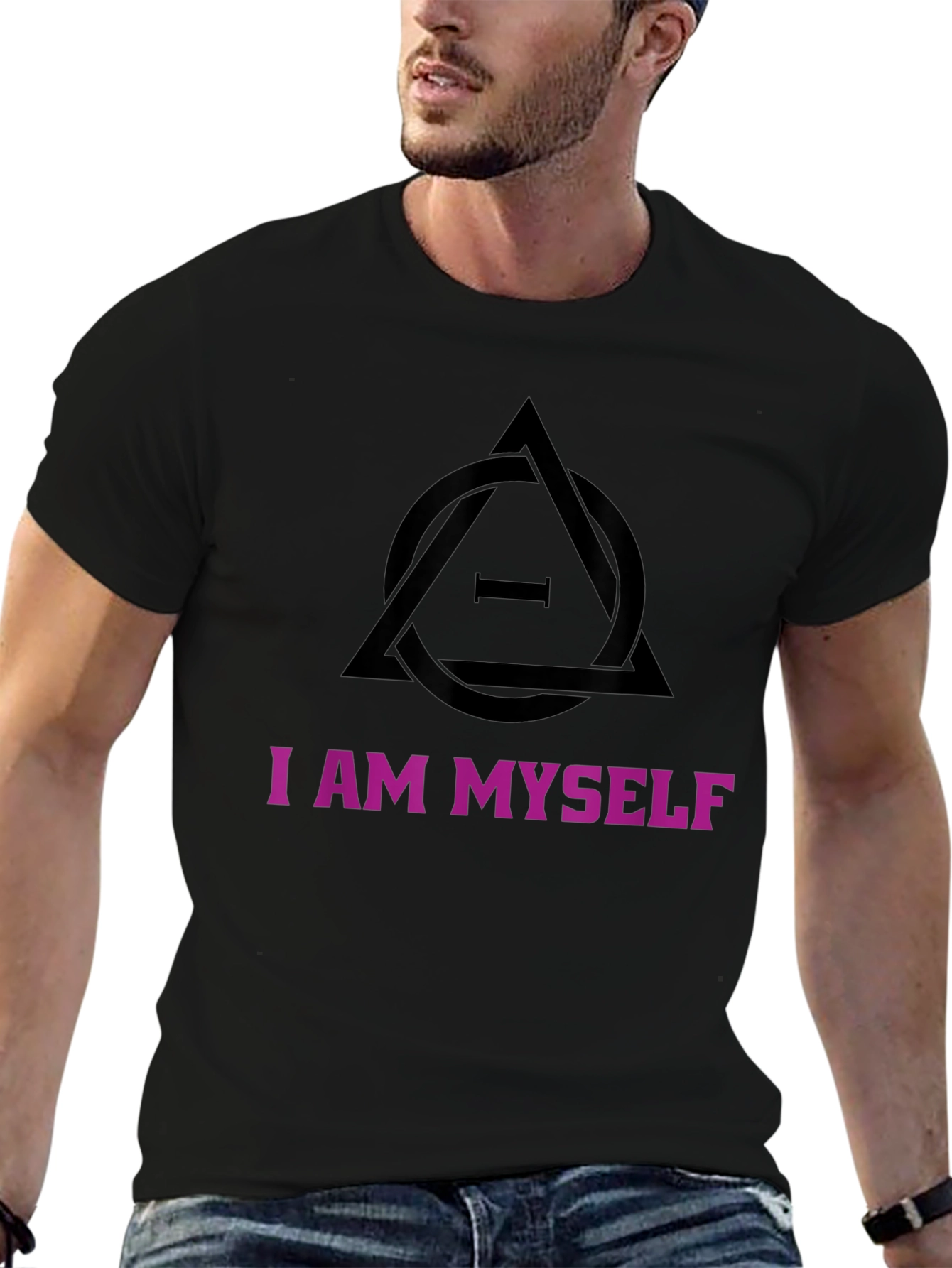 I Am Myself Graphic Tee - Stylish & Unique