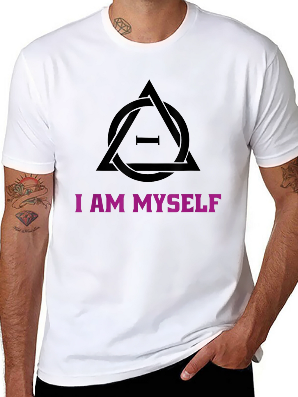 I Am Myself Graphic Tee - Stylish & Unique