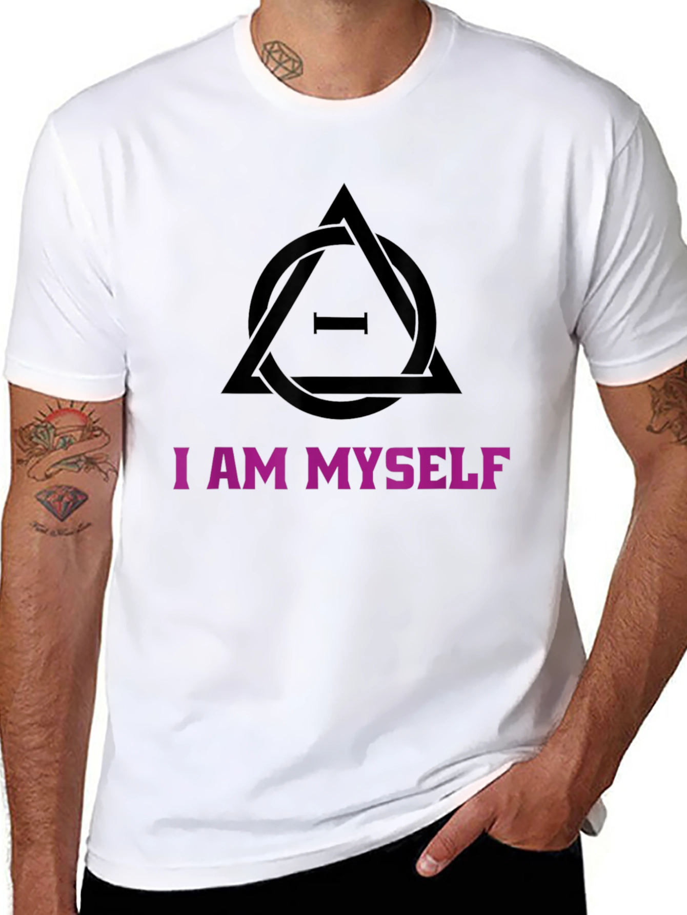 I Am Myself Graphic Tee - Stylish & Unique