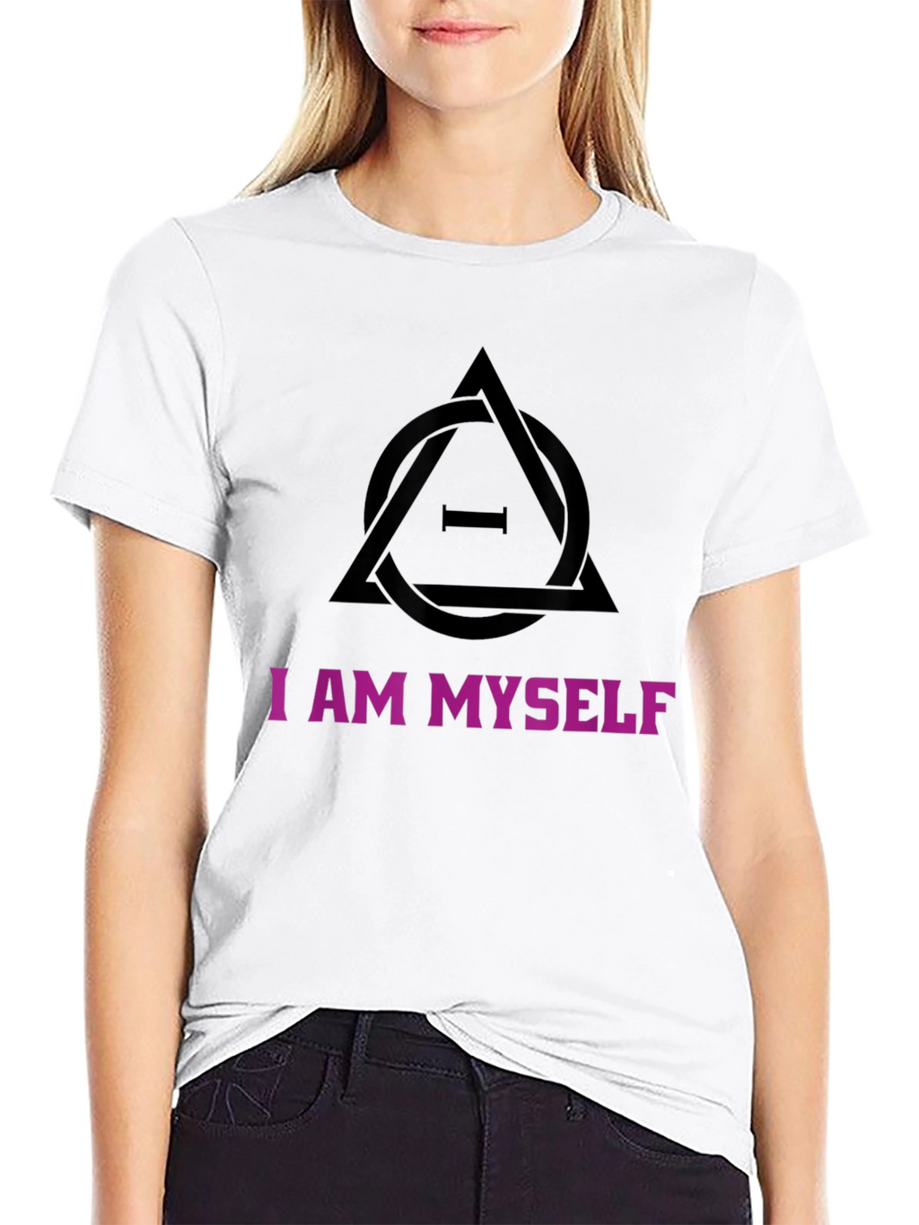 I Am Myself Graphic Tee - Stylish & Unique