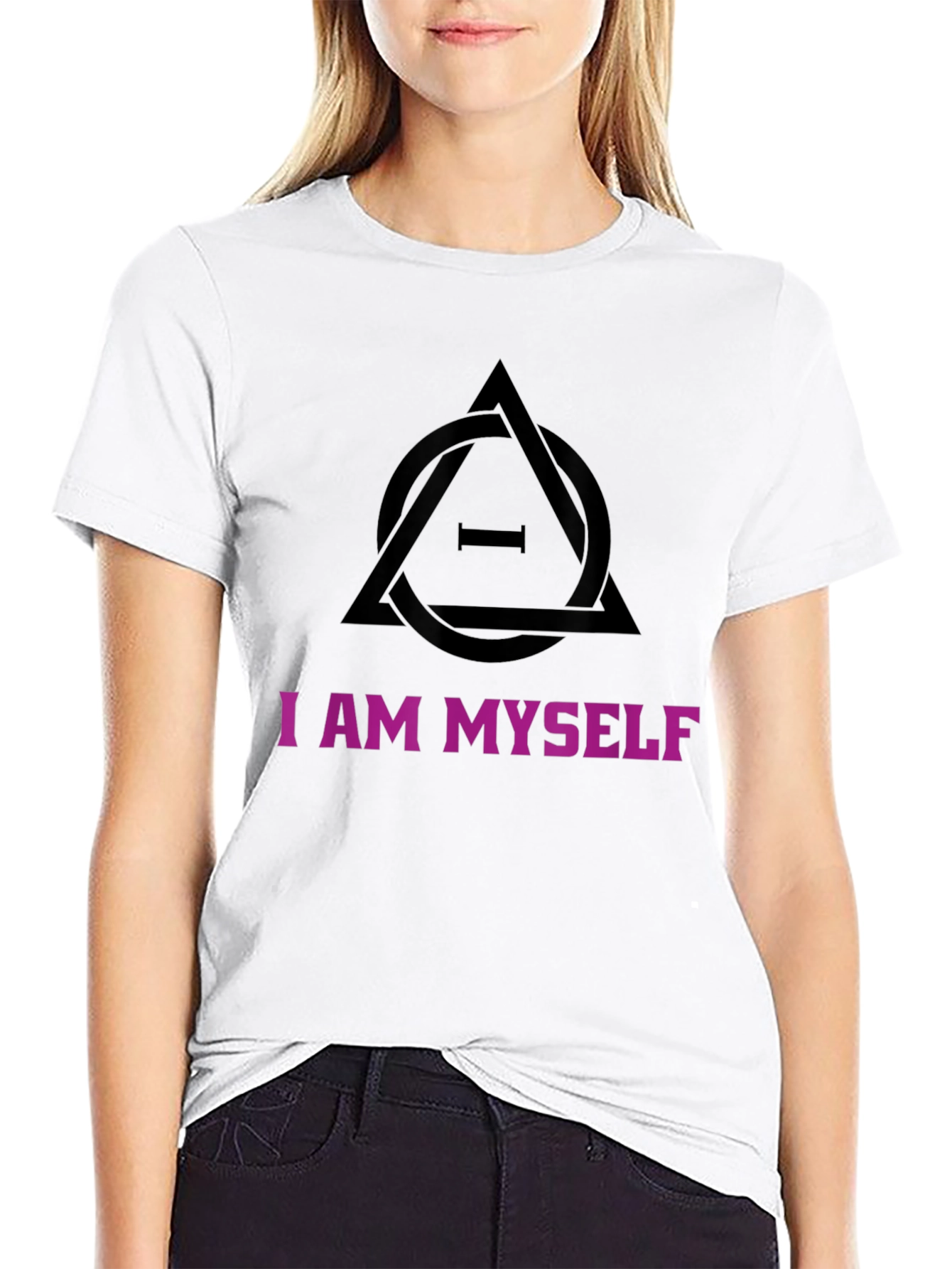 I Am Myself Graphic Tee - Stylish & Unique