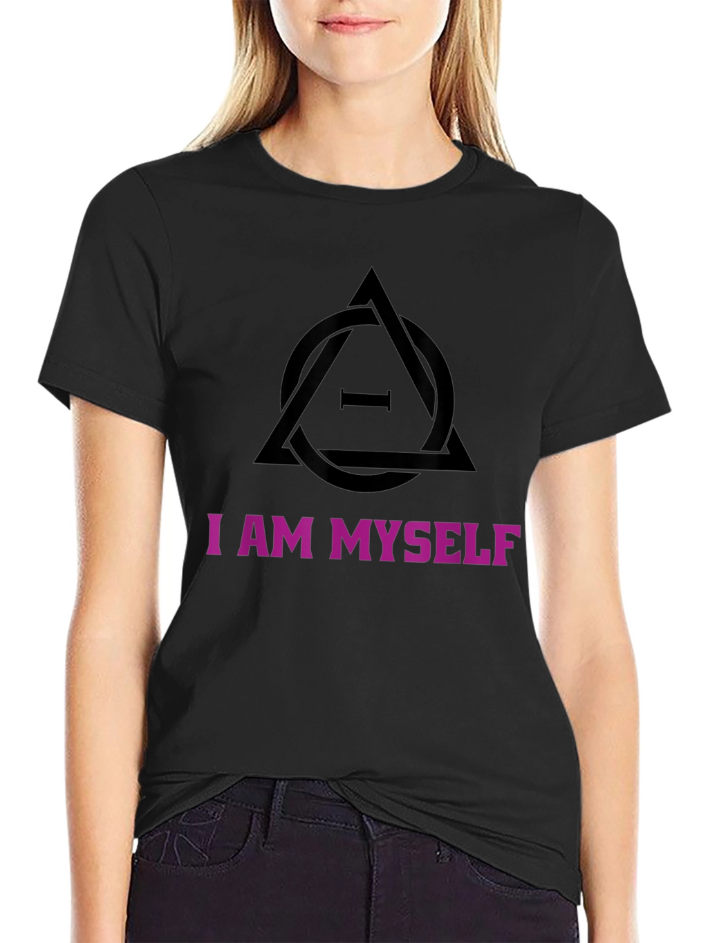 I Am Myself Graphic Tee - Stylish & Unique
