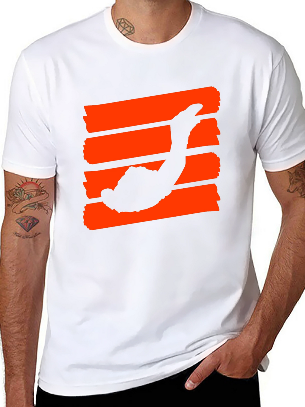 Skydiver Graphic Tee - Black