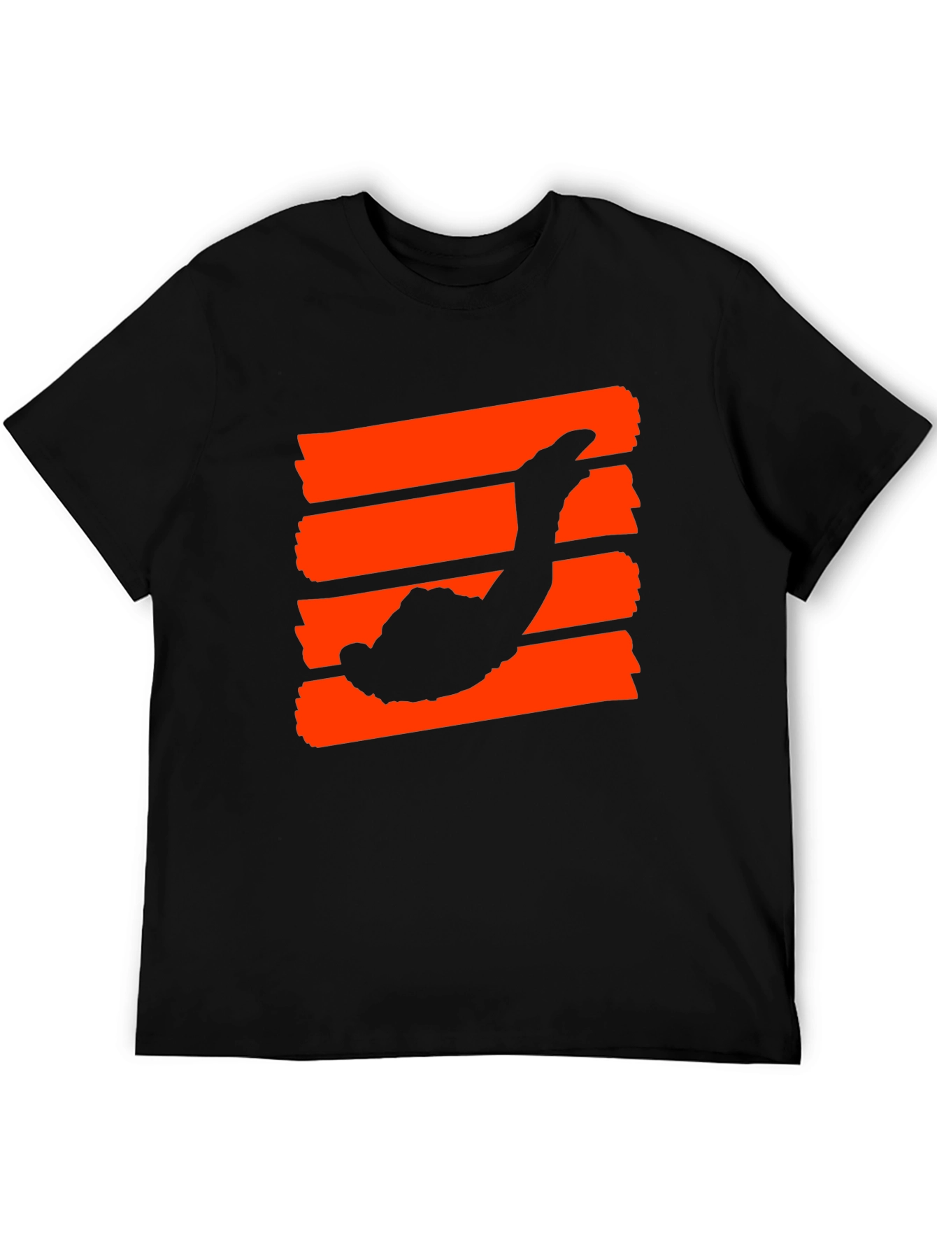 Skydiver Graphic Tee - Black