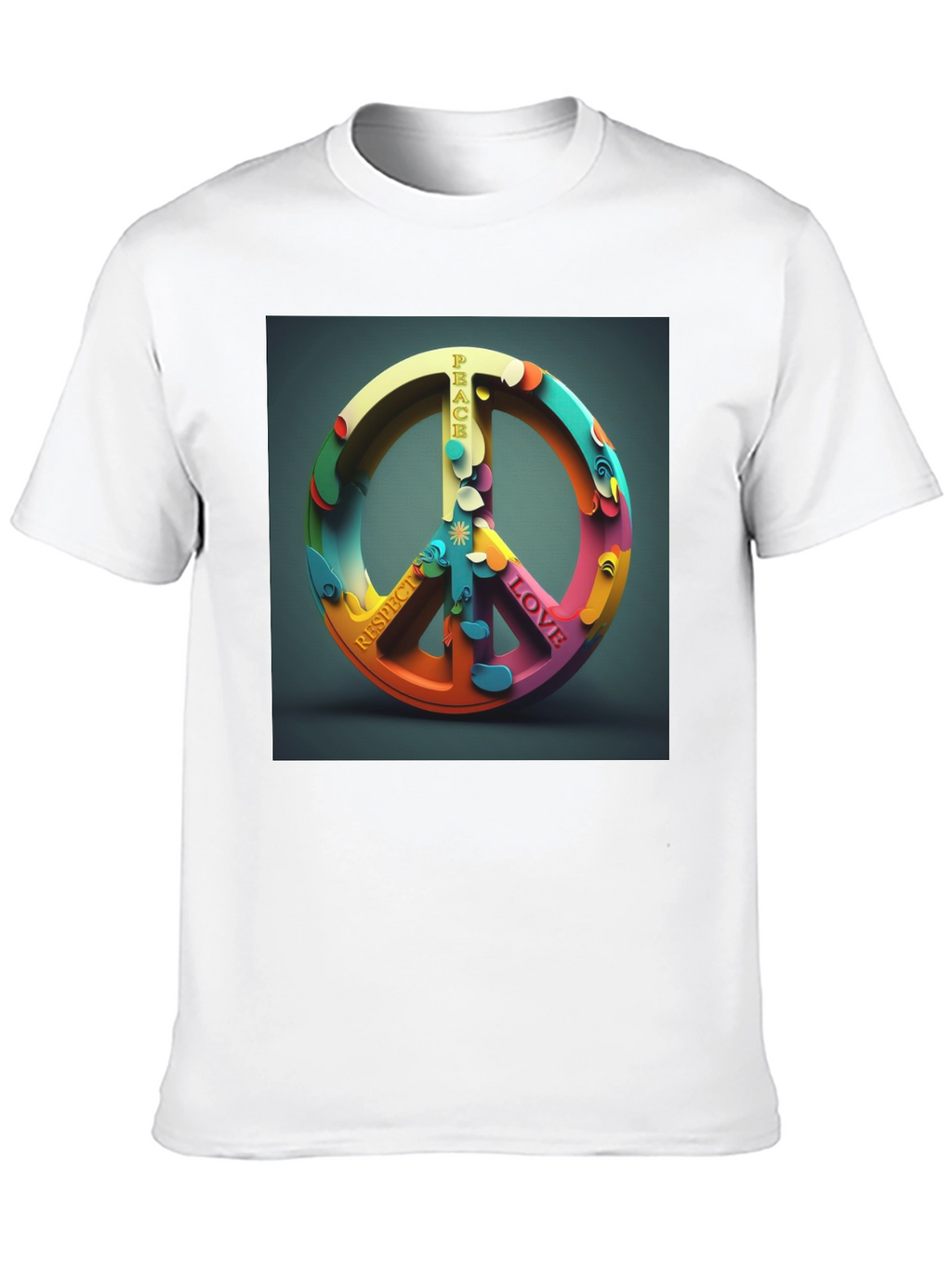 Peace Sign Graphic T-Shirt - Love & Respect
