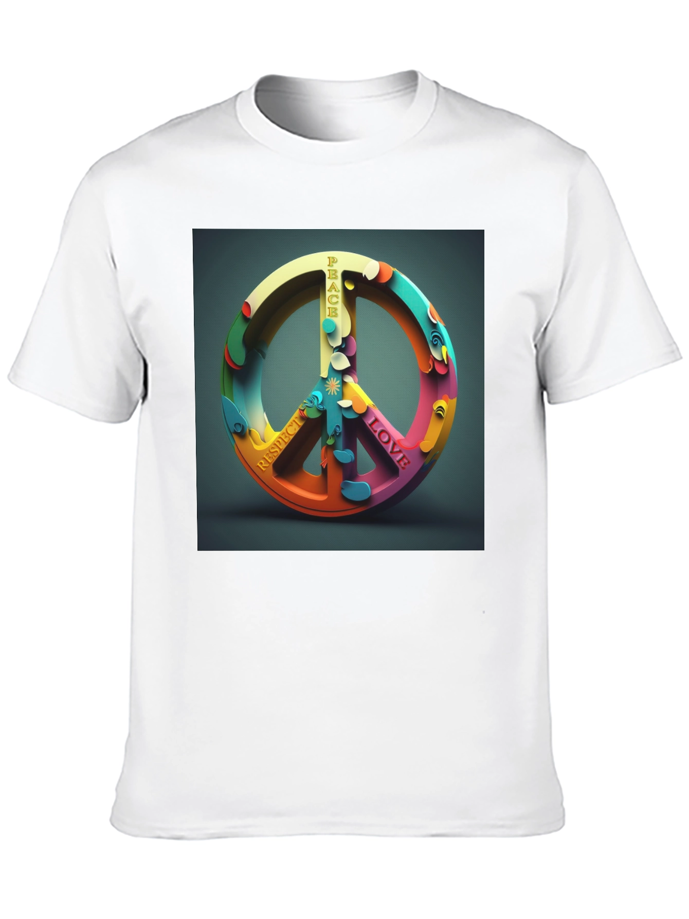 Peace Sign Graphic T-Shirt - Love & Respect