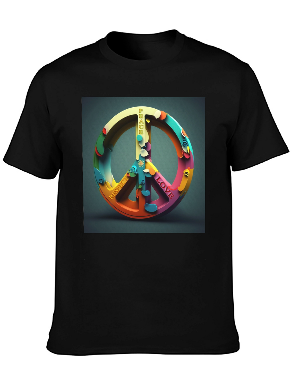 Peace Sign Graphic T-Shirt - Love & Respect