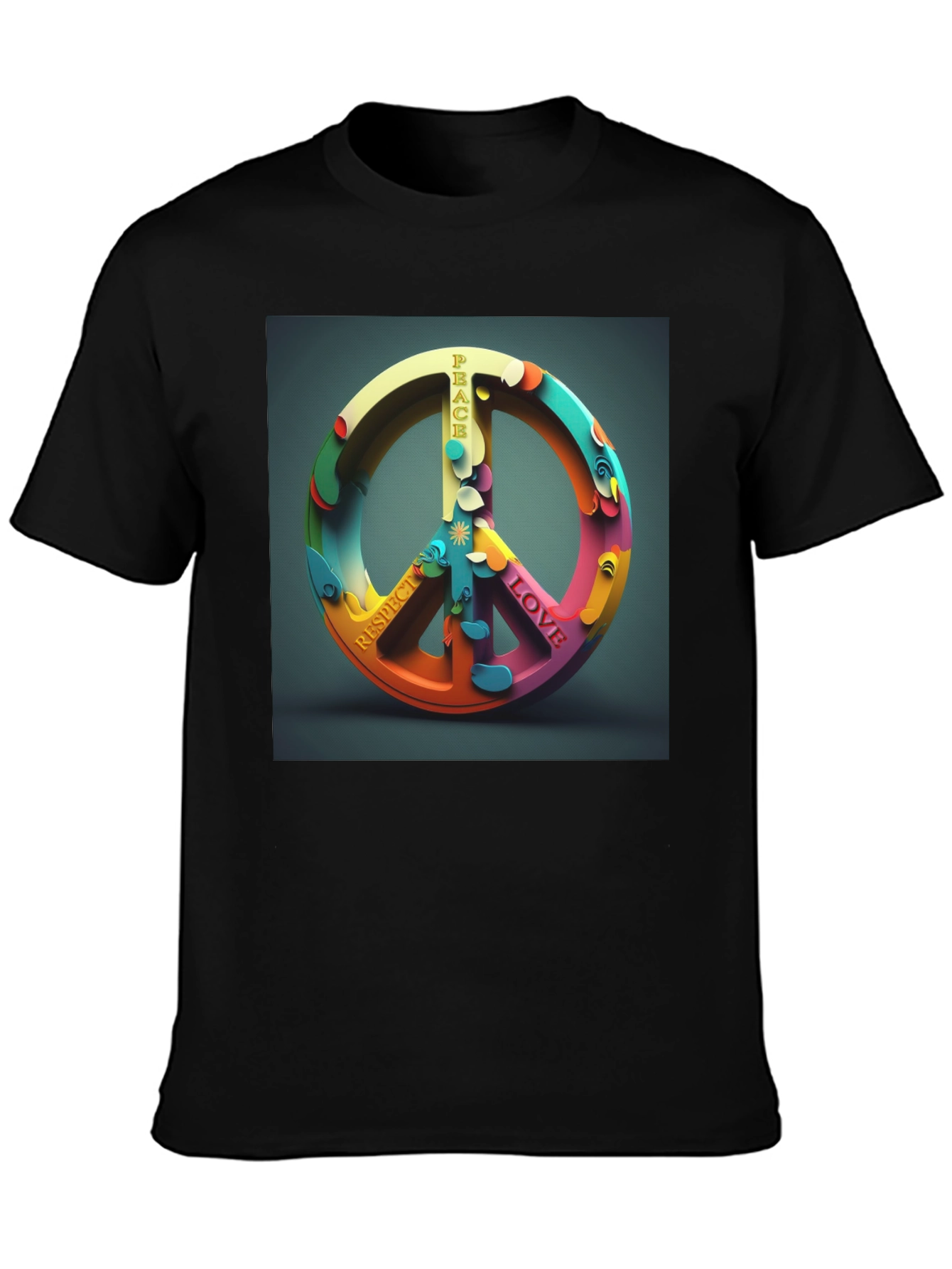 Peace Sign Graphic T-Shirt - Love & Respect