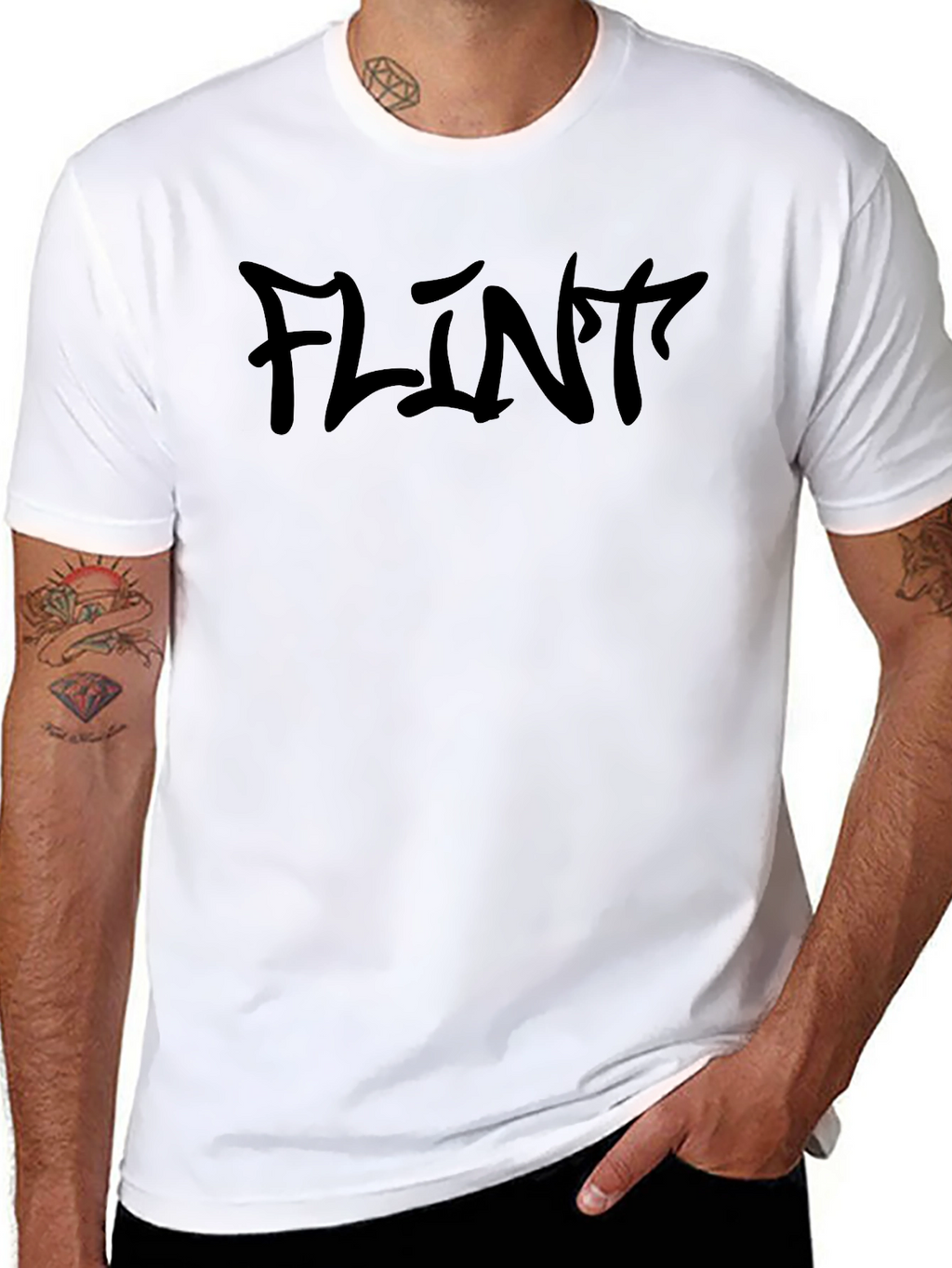 Flint Graphic Tee - Bold & Black