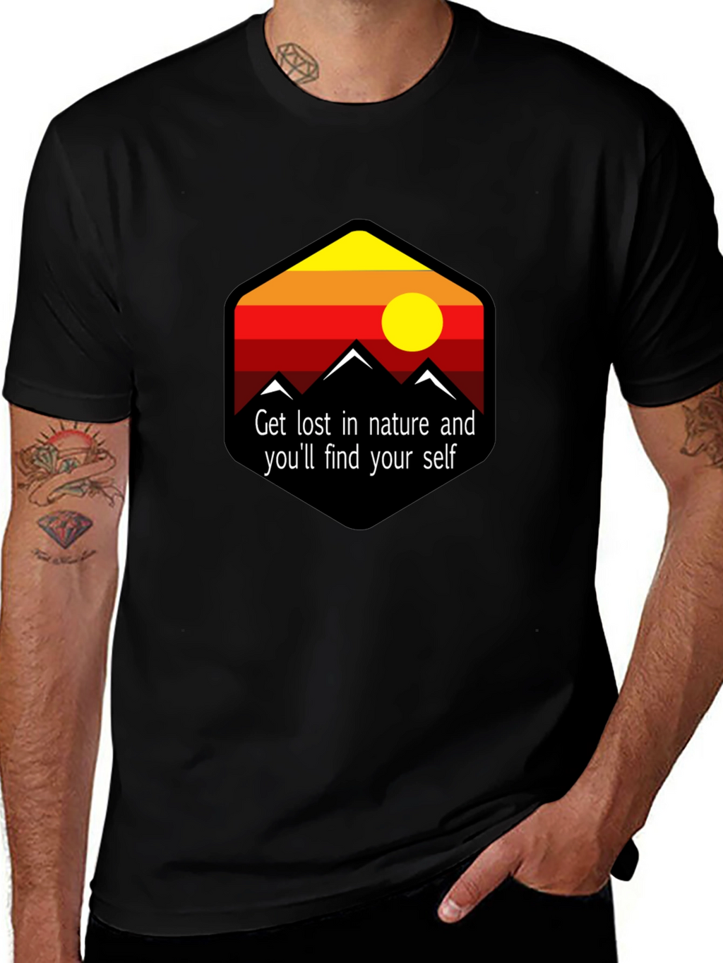 Nature Inspired T-Shirt - Get Lost and Find Yourself