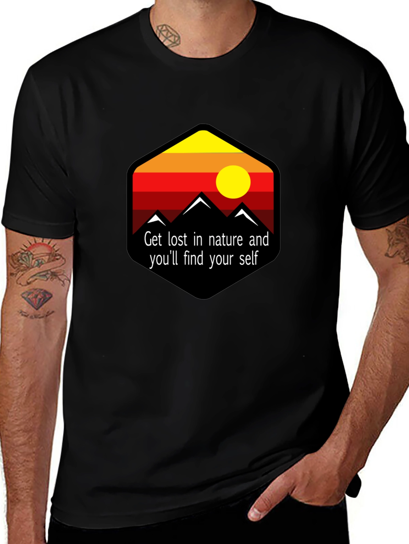 Nature Inspired T-Shirt - Get Lost and Find Yourself