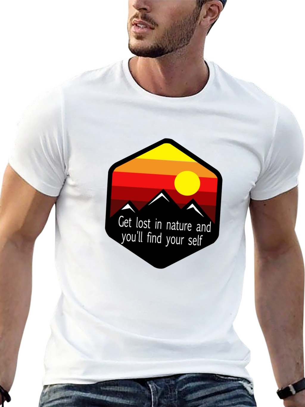 Nature Inspired T-Shirt - Get Lost and Find Yourself