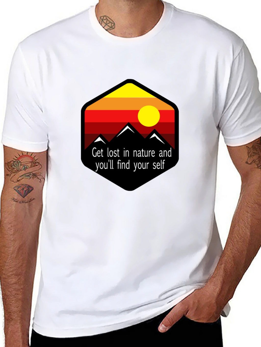 Nature Inspired T-Shirt - Get Lost and Find Yourself