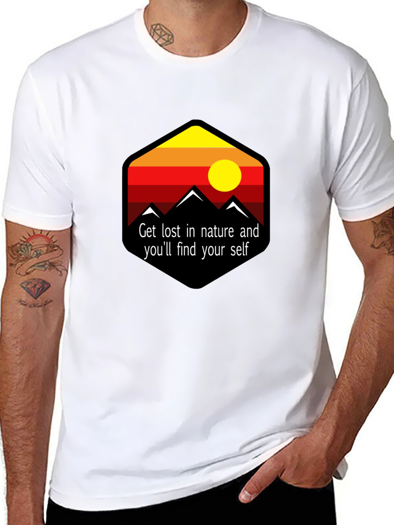 Nature Inspired T-Shirt - Get Lost and Find Yourself