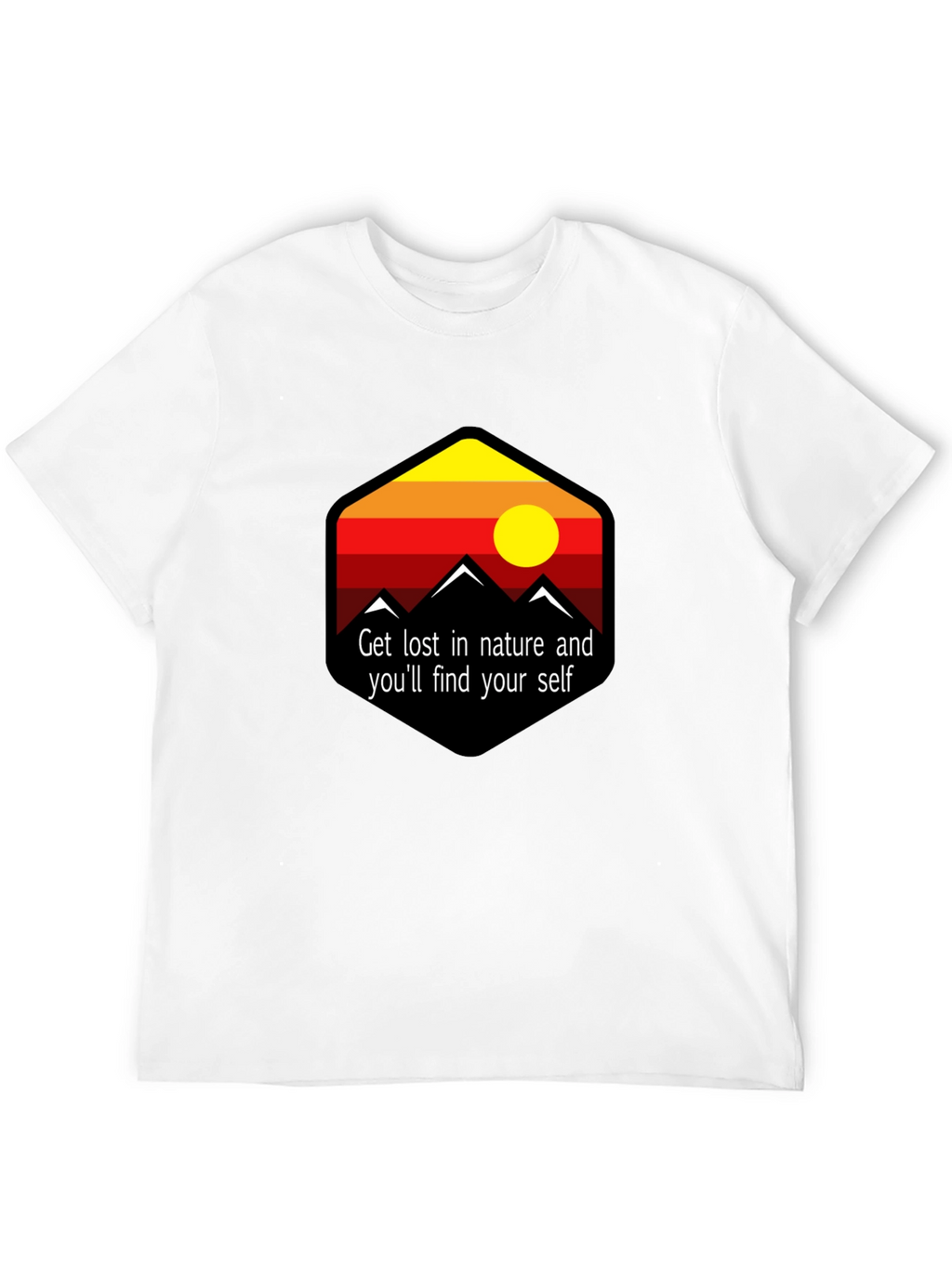 Nature Inspired T-Shirt - Get Lost and Find Yourself
