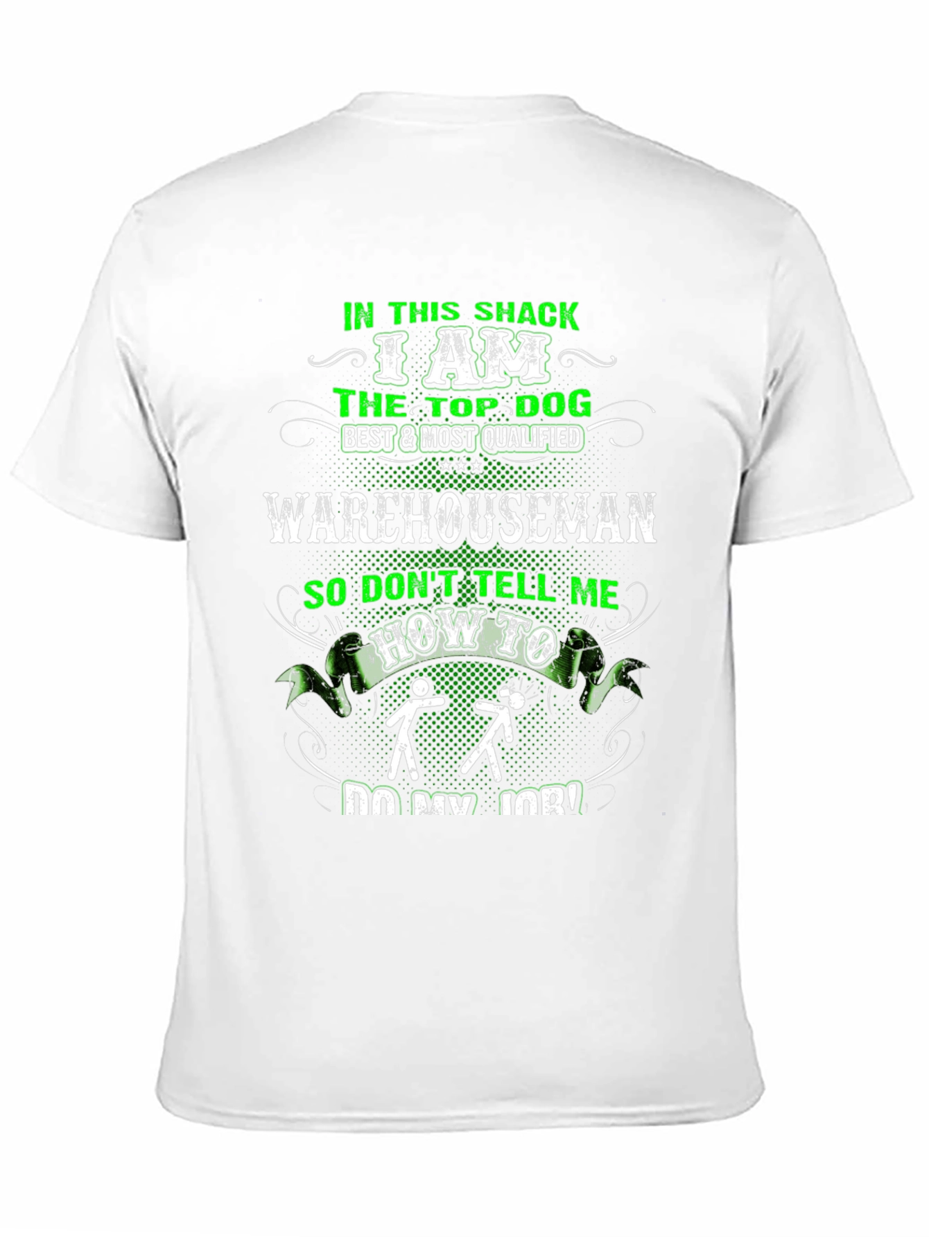 Top Dog Warehouseman Black T-Shirt