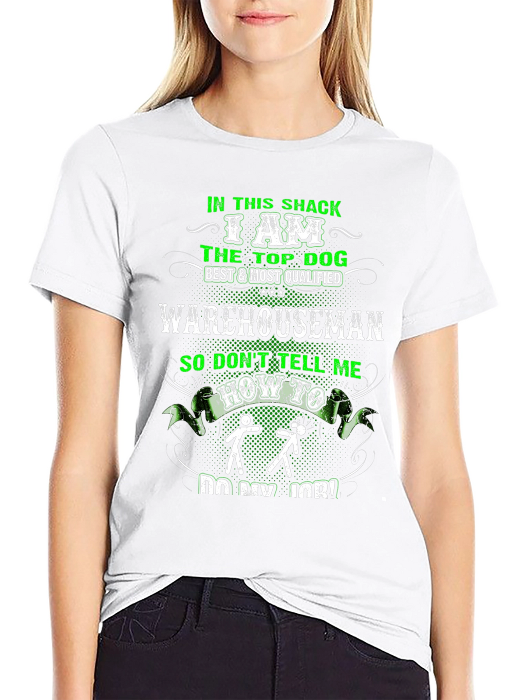 Top Dog Warehouseman Black T-Shirt
