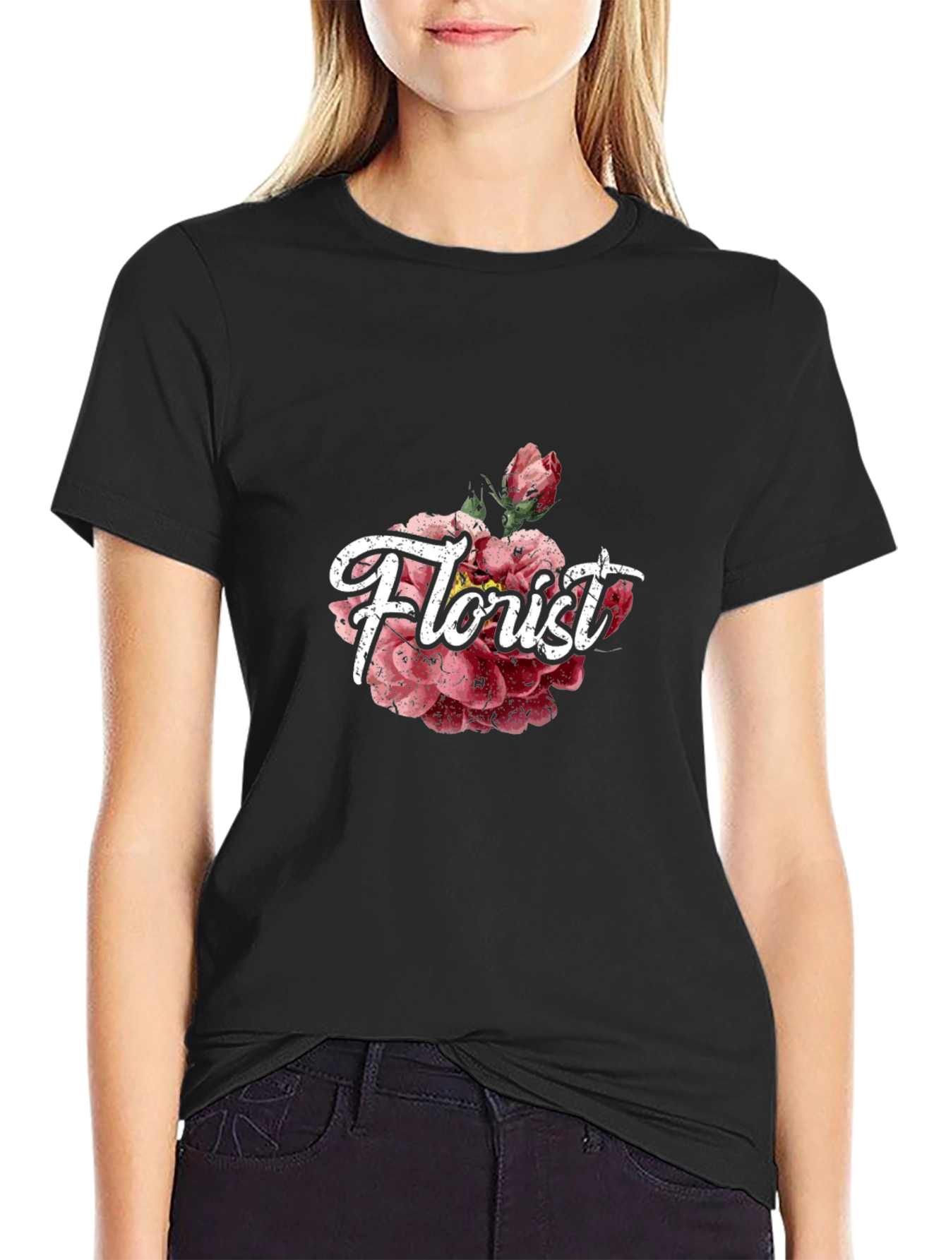 Florist Floral Graphic T-Shirt