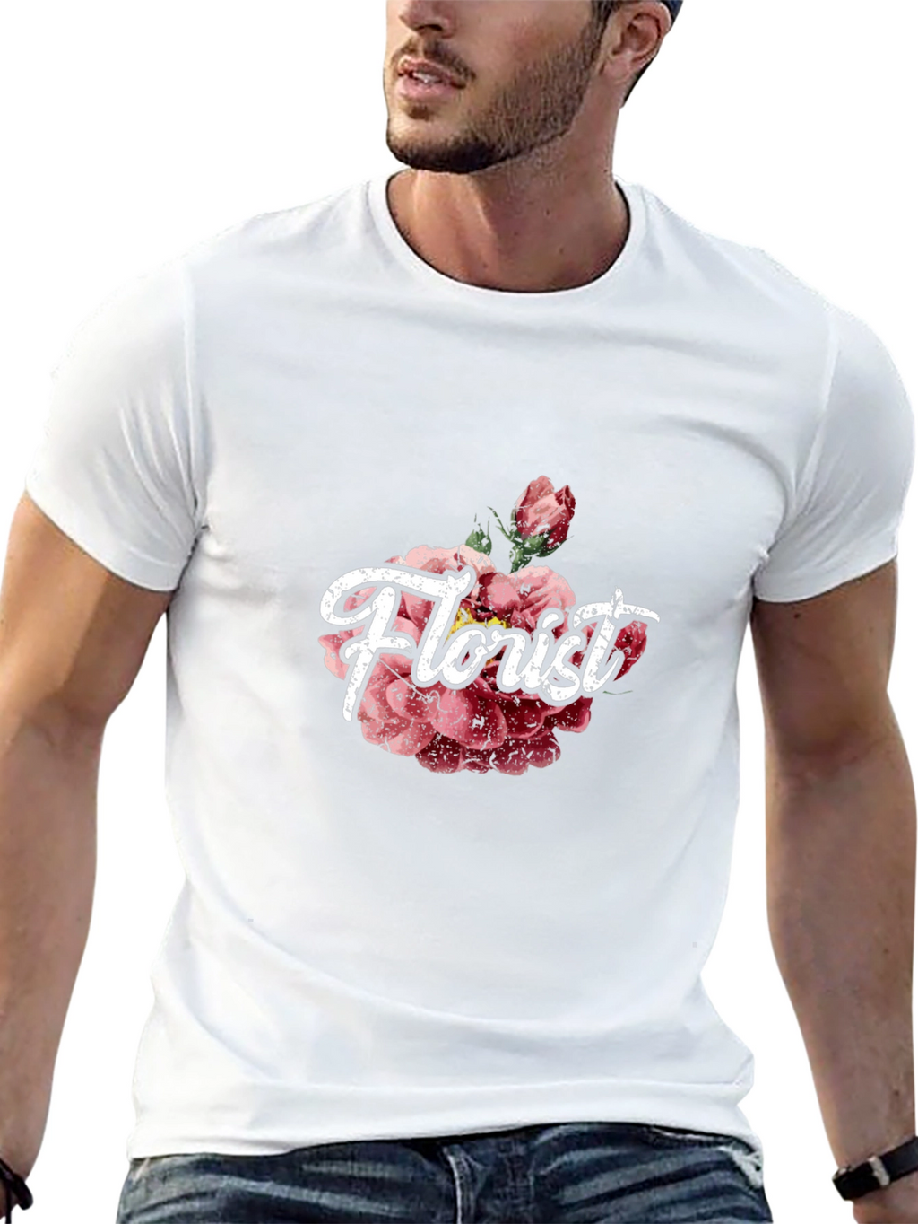 Florist Floral Graphic T-Shirt
