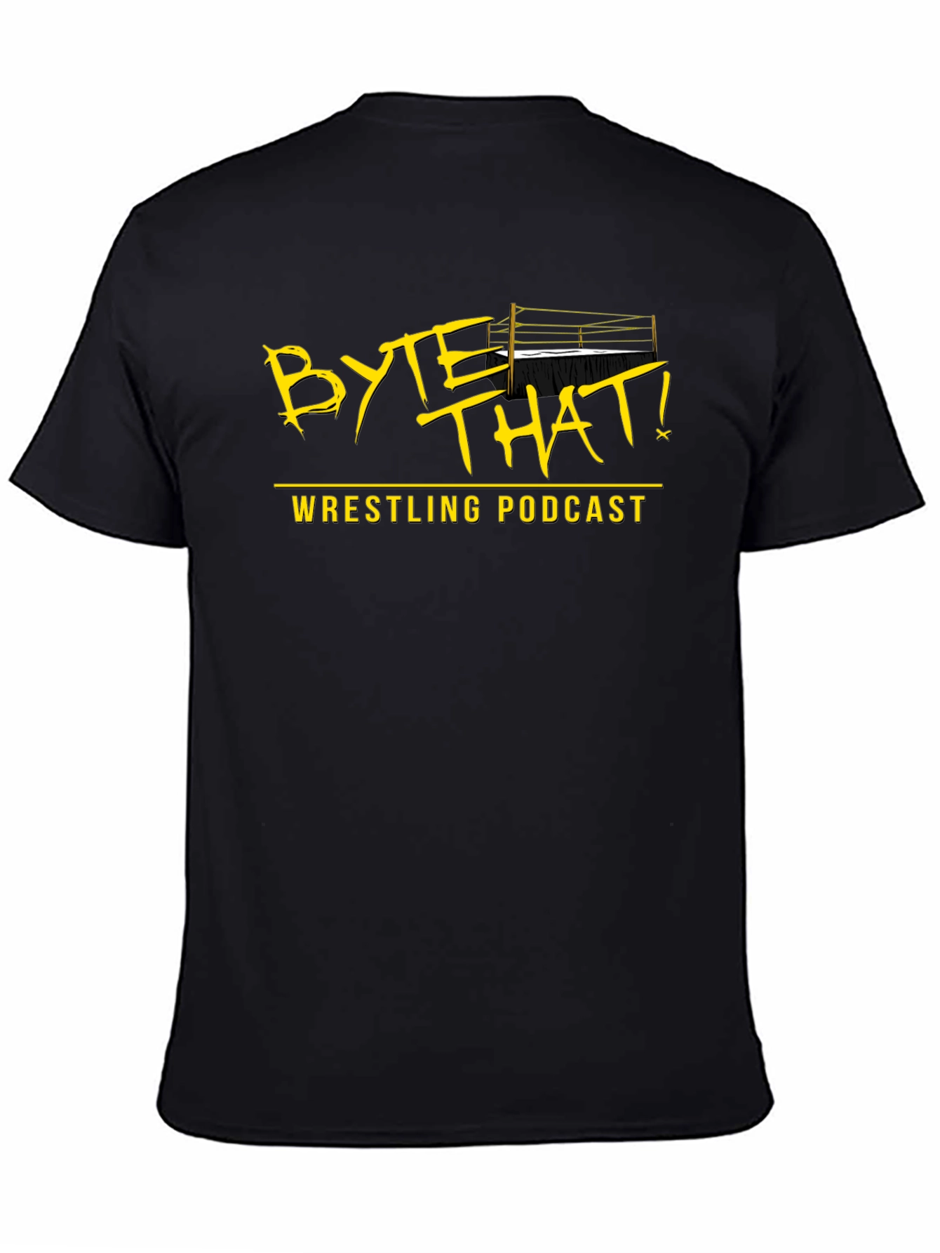 Byte That! Wrestling Podcast Black T-Shirt