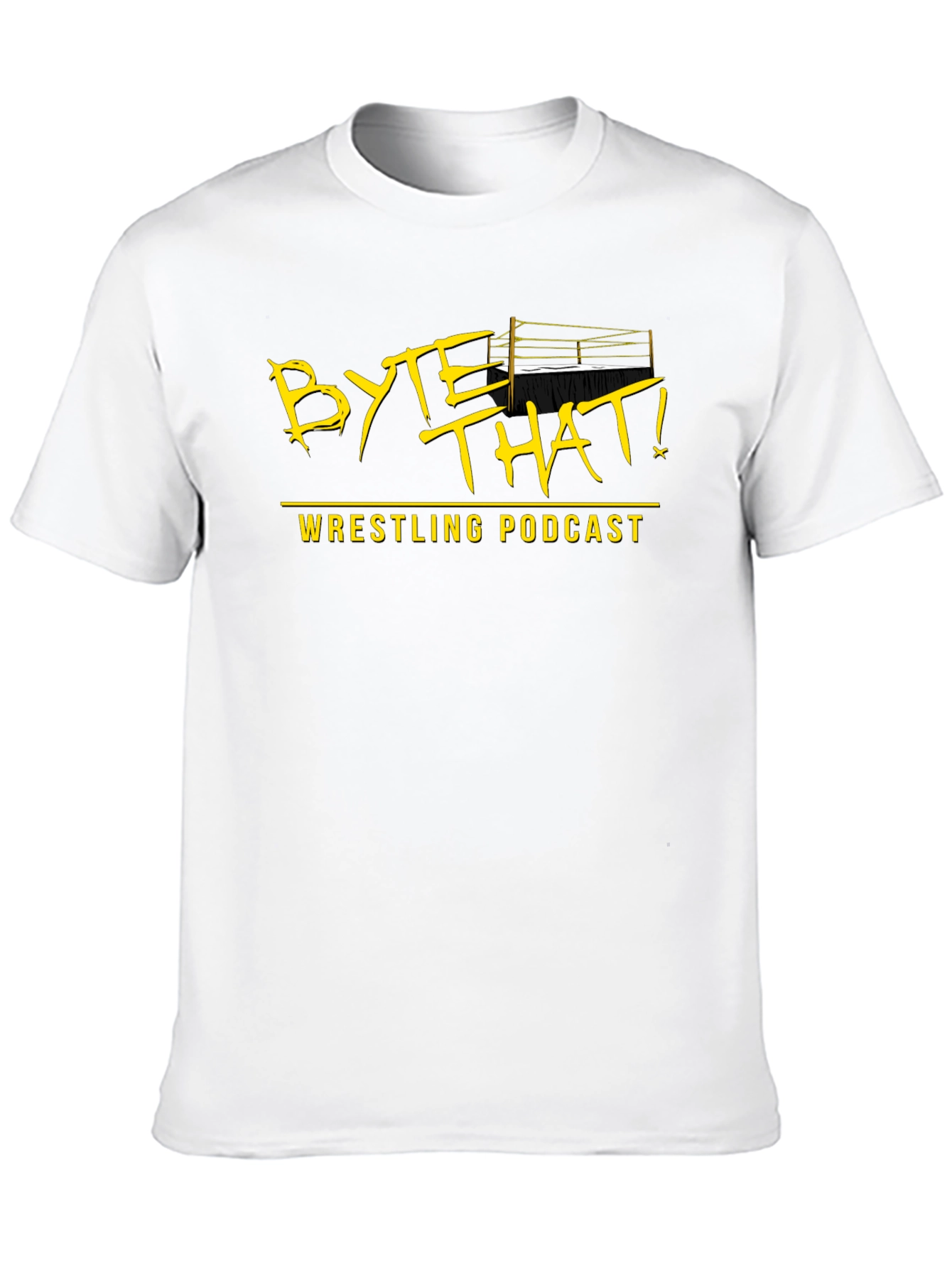Byte That! Wrestling Podcast Black T-Shirt