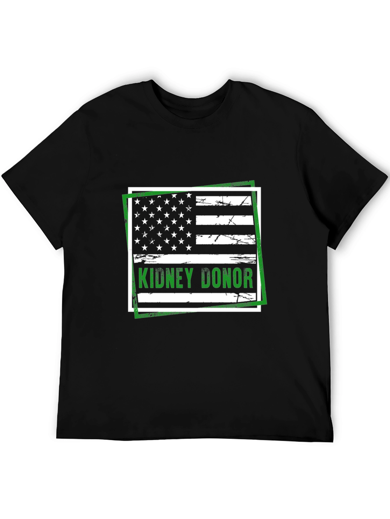 Kidney Donor American Flag T-Shirt