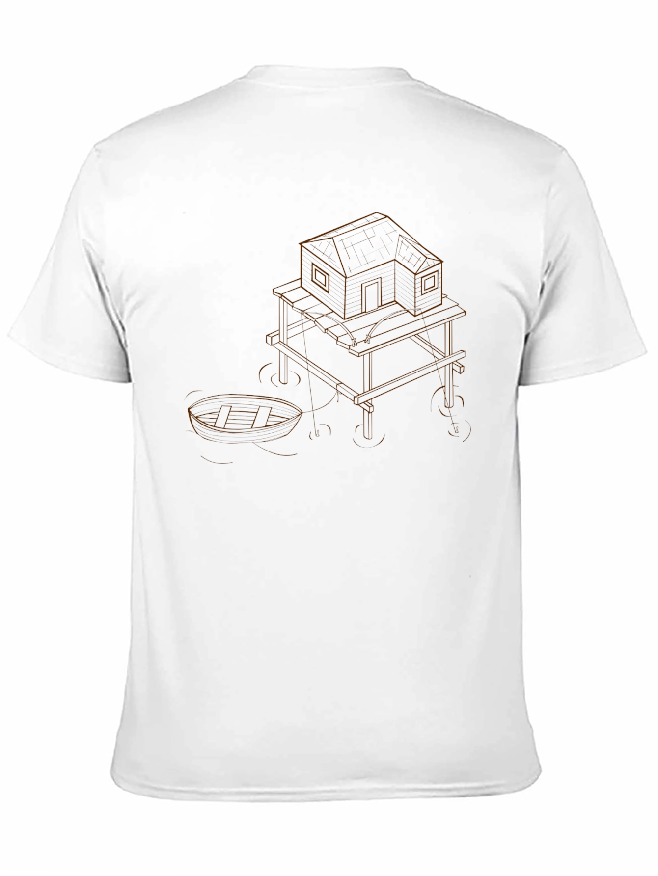 Unique Graphic Tee - Boat House