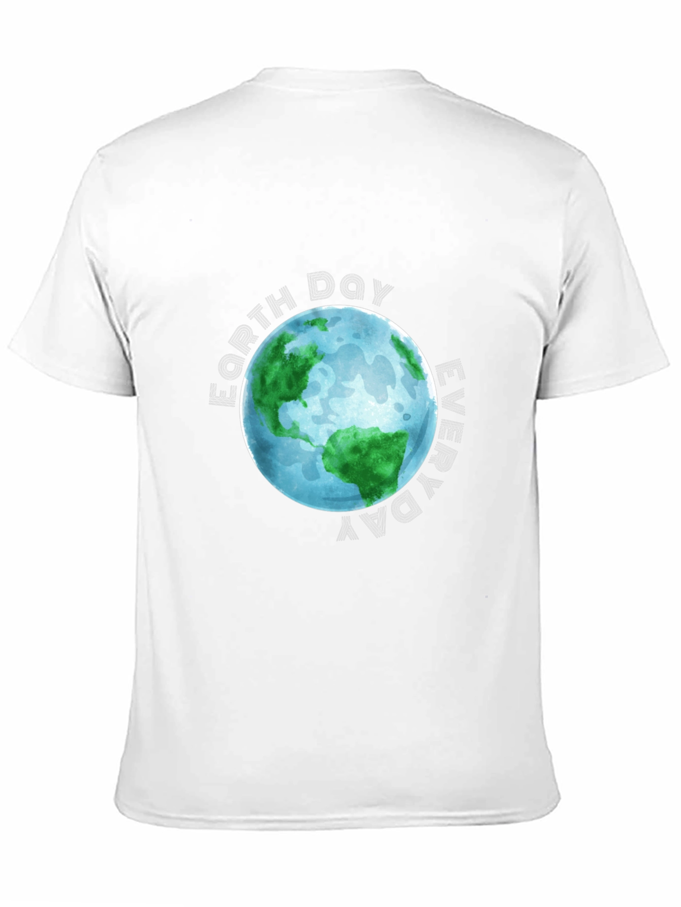 Earth Day Everyday Black Graphic T-Shirt