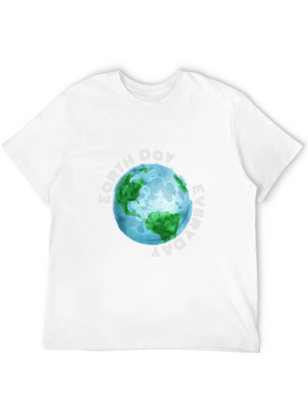 Earth Day Everyday Black Graphic T-Shirt