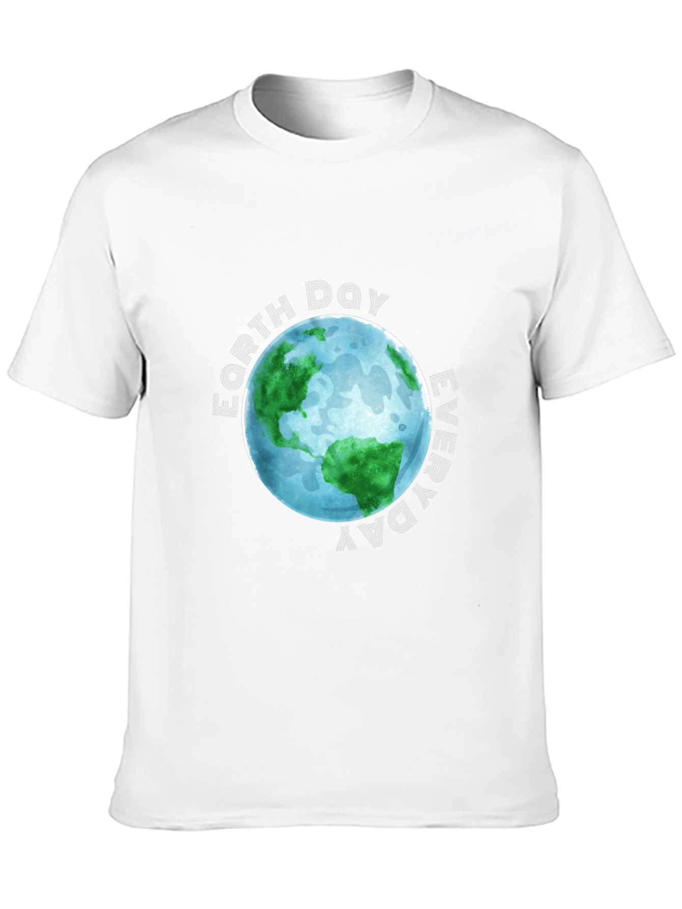 Earth Day Everyday Black Graphic T-Shirt