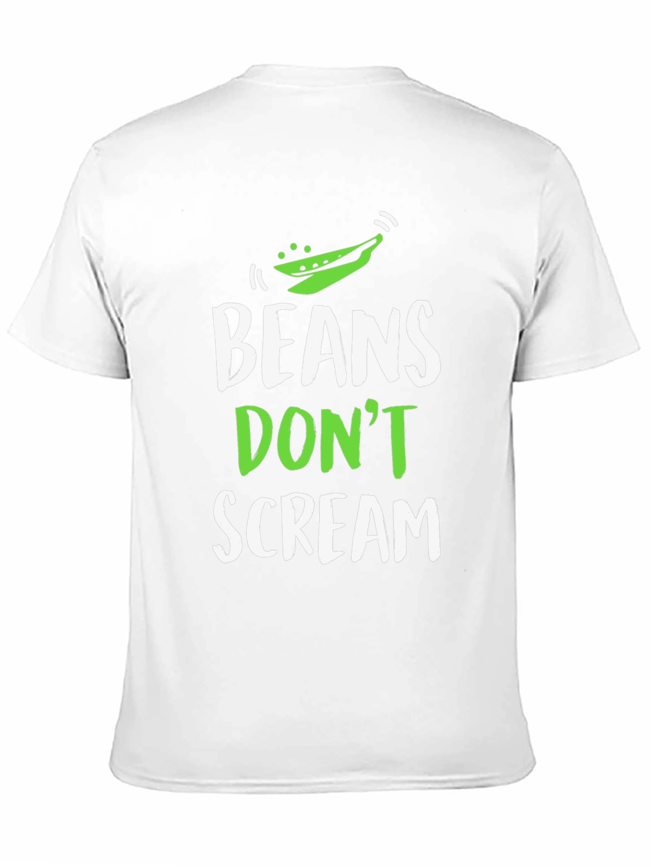 Beans Dont Scream Funny Vegan T-Shirt