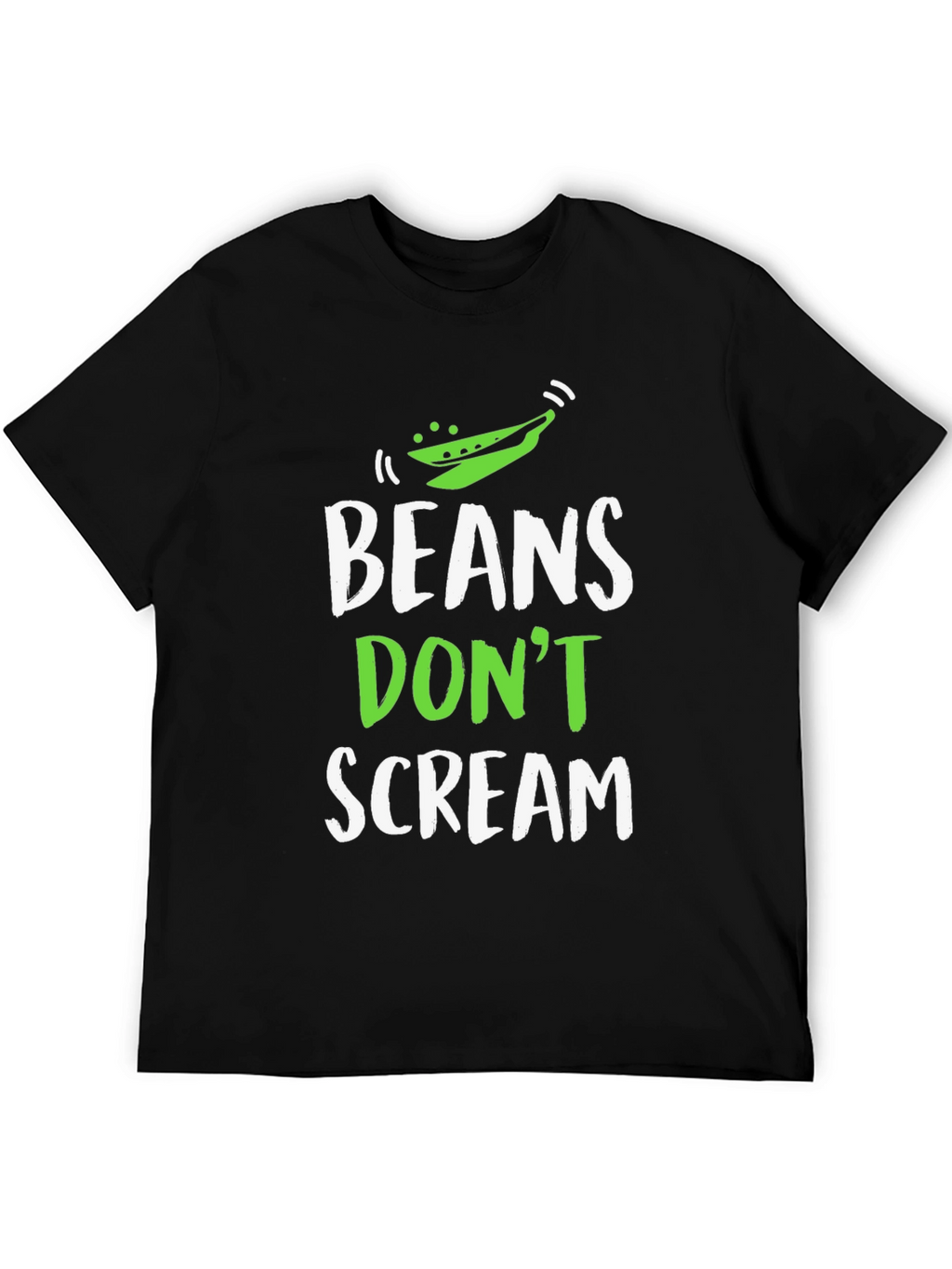 Beans Dont Scream Funny Vegan T-Shirt
