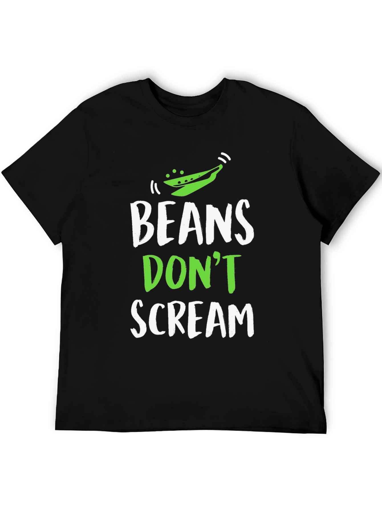 Beans Dont Scream Funny Vegan T-Shirt