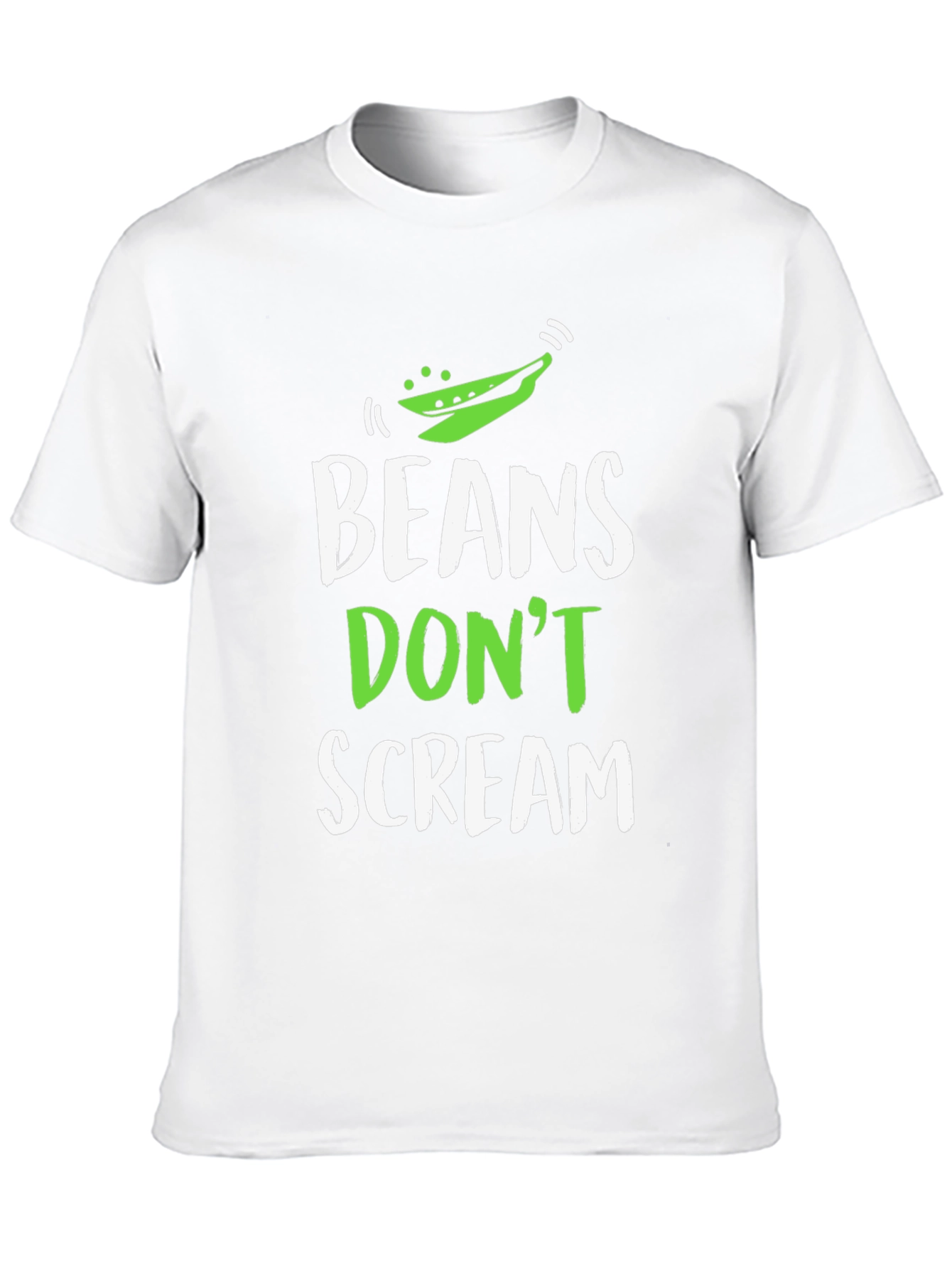 Beans Dont Scream Funny Vegan T-Shirt