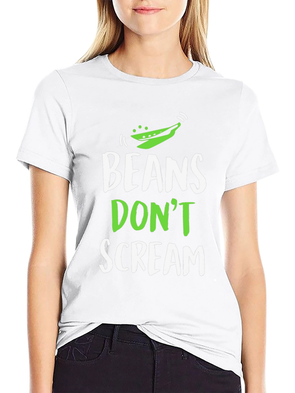 Beans Dont Scream Funny Vegan T-Shirt