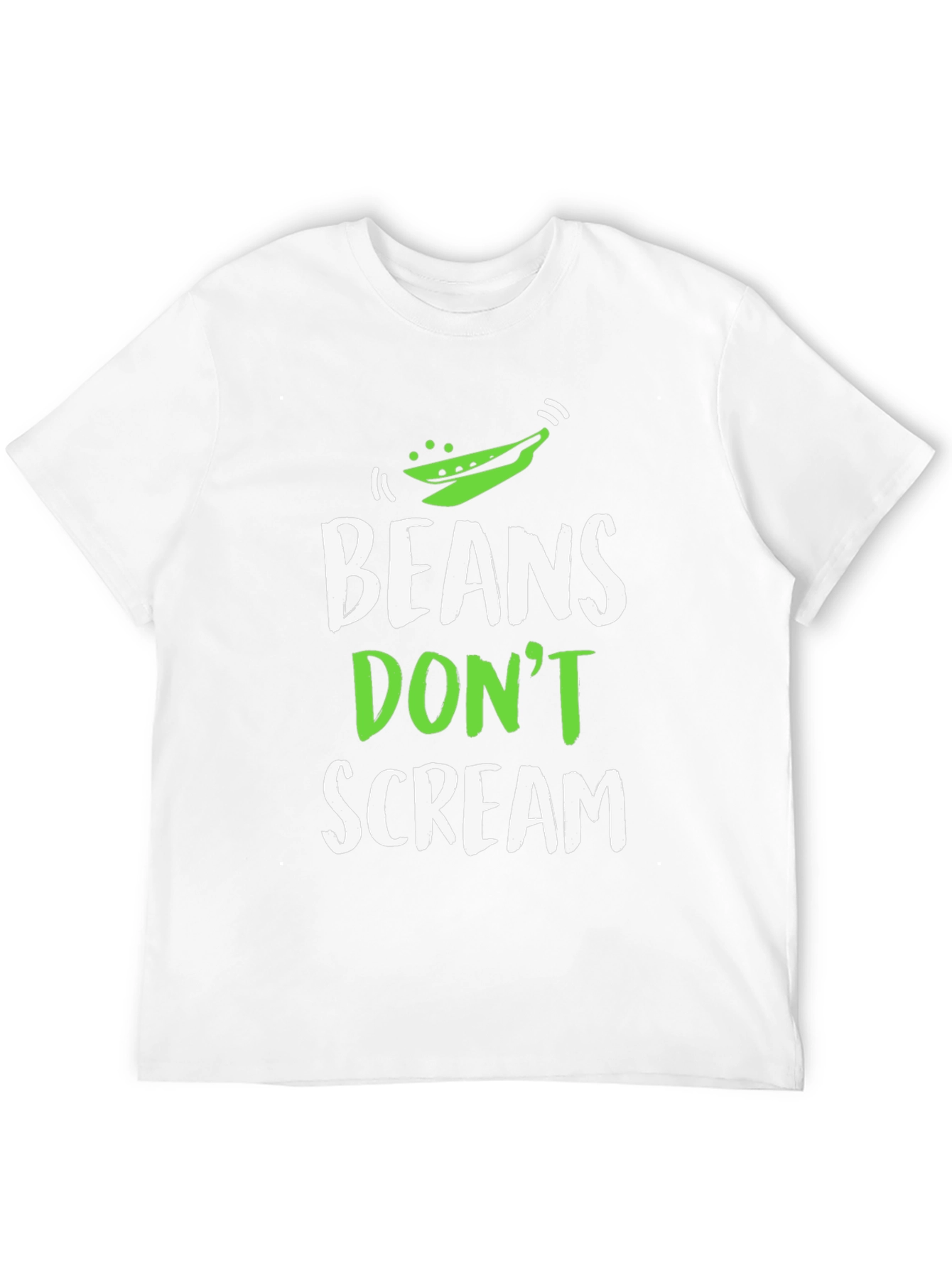 Beans Dont Scream Funny Vegan T-Shirt
