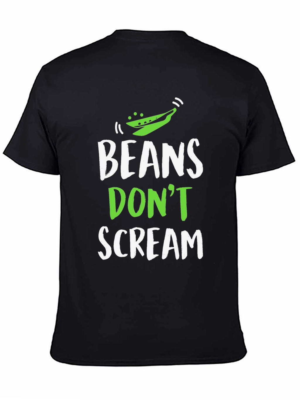 Beans Dont Scream Funny Vegan T-Shirt